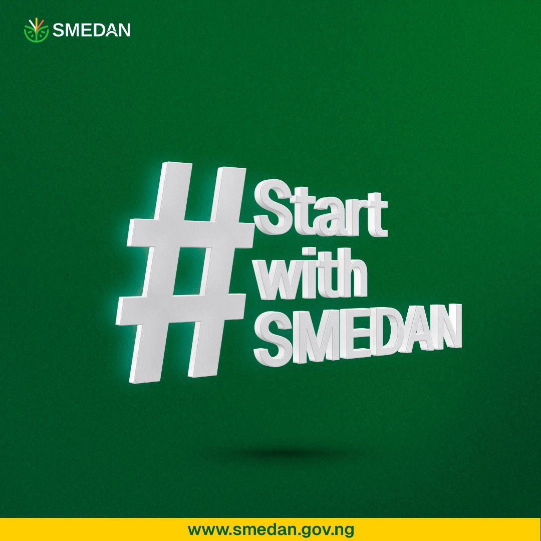 SMEDANGov's tweet photo. When you #StartWithSMEDAN, you position your small business for rapid growth and lasting prosperity.

Click on the link below to get started today: 
https://t.co/3XfR7PpsbN

#GROWNigerian
#HereForProsperity
#StartwithSMEDAN
#SMEDAN https://t.co/SEarbyS981