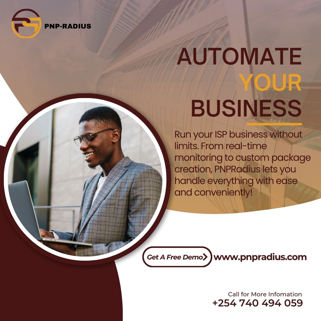 Pnpradius's tweet image. The all-in-one ISP management tool helping providers streamline billing, automate tasks, and enhance customer service. Discover the smarter way to manage your ISP business. #ISPManagement #PNPRadius
Mercy Somali | William Kabogo