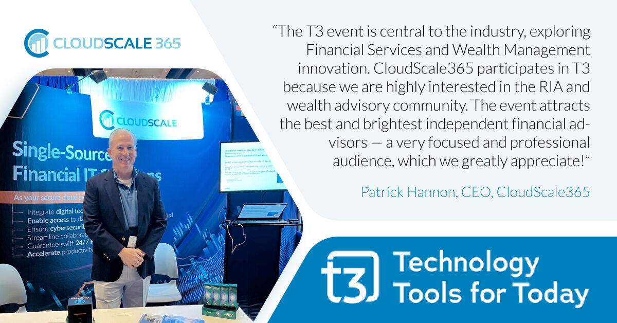 cloudscale365's tweet image. Are you heading to the #T3Technology Conference 2025? CloudScale365 will exhibit alongside industry leaders and emerging tech from March 3 to 6 in Dallas, Texas. This conference is perfect for #independent and hybrid #financial advisors to explore new #businessSolutions.