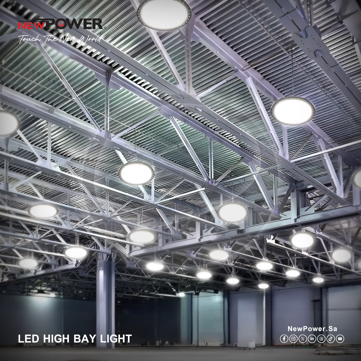 NEWPOWERSA's tweet photo. #highbay High Bay LED Lights from NEWPOWER
perfect lighting for workplaces and large spaces with High Bay
100W, 150W, and 200W.
website:
https://t.co/SAdOuh0Z94
#NEWPOWER #Lighting #LED #Large_Space_Lighting #highbay #Highbaylights #highbaylight #highbaylighting #highbayled https://t.co/ewogWFIb7I