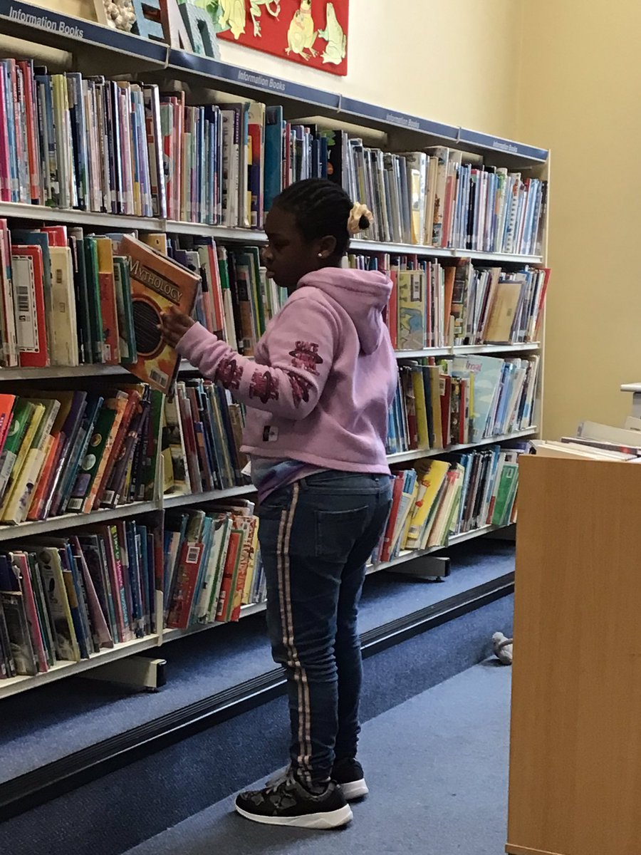 StMaryB17's tweet photo. #Y4 visited Harborne Library to swap their books. #Reading #RRSA #Art17 https://t.co/ypHiEqZ2W7