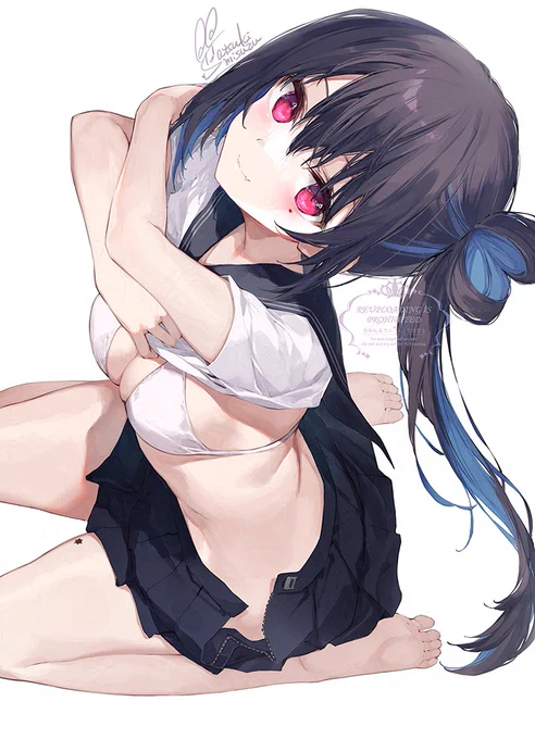 ざんねん!制服の下、水着でしたー 