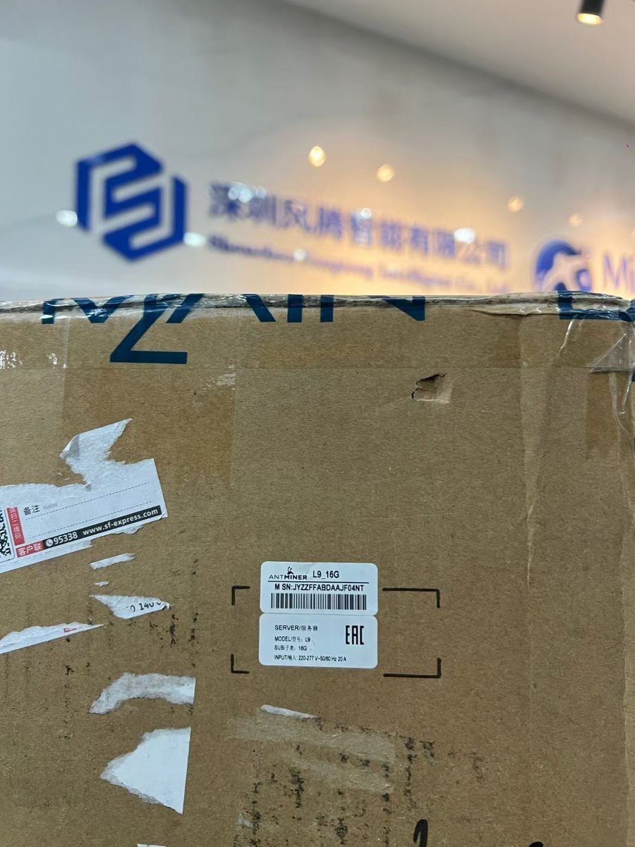#Antminer L9 15/16/17G
bit.ly/47K80gf

#Miner #mining #ASIC #Bitcoin #Litecoin #Eth #DOGE #Dogecoin #memecoin #PEPE #web3 #Binance #OKX #Bitget #cryptomarket #blockchain #NFT
