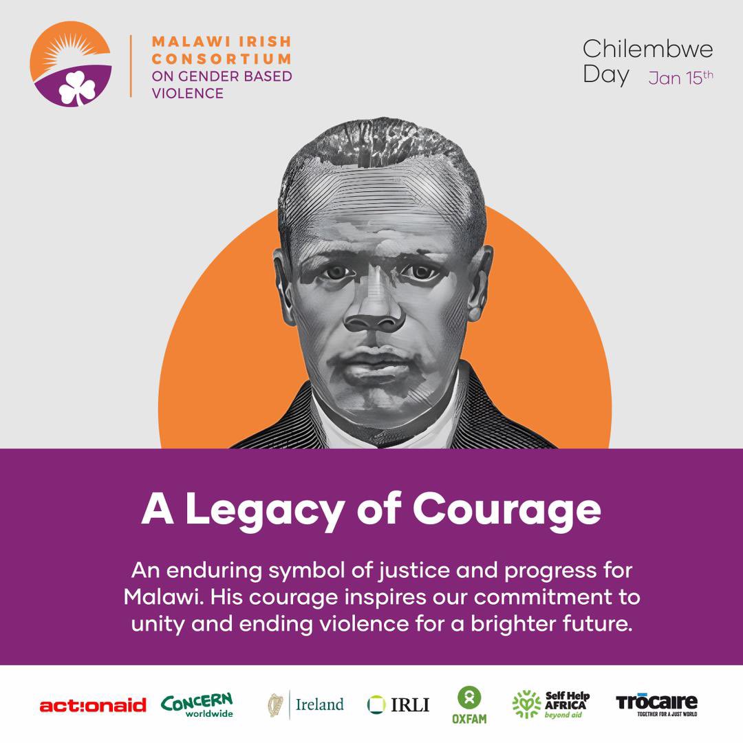 Malawi Irish Consortium on Gender Based Violence (@icgbv_mw) on Twitter photo Honoring Chilembwe Day: Celebrating a legacy of courage, justice, and unity in Malawi. Let us draw inspiration from his enduring fight for progress and strengthen our commitment to end gender-based violence. #ChilembweDay #ALegacyOfCourage Honoring Chilembwe Day: Celebrating a legacy of courage, justice, and unity in Malawi. Let us draw inspiration from his enduring fight for progress and strengthen our commitment to end gender-based violence. #ChilembweDay #ALegacyOfCourage