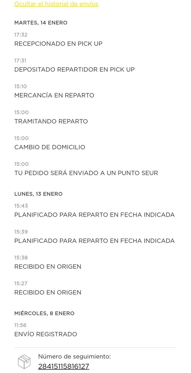 MiguelNWayne's tweet photo. @SEUR @SEUR_responde  No falla que vea que me llega un envío con vosotros, y me echo a temblar, INCREIBLE. Ayer, vuestro repartidor decide no traerme un paquete por el que he pagado los gastos de envío, lo ha dejado donde le ha parecido, y sin avisar ni nada, SOIS UNA MIERDA! https://t.co/zsG1CScH2F