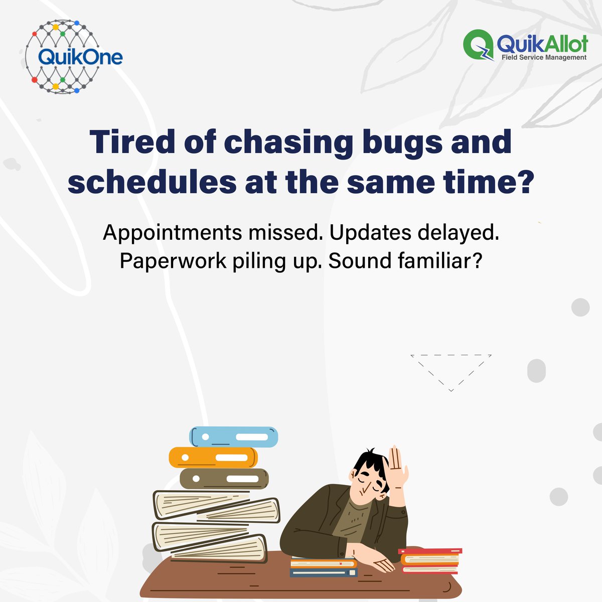 quikonesolution's tweet image. 🐜Struggling to manage your pest control business seamlessly? Save time, cut costs, and boost efficiency with one smart solution.

🔗Swipe through and tap the link to explore more!
bit.ly/42is1tp

#QuikOne #PestControlSoftware #BusinessSolutions #FieldServiceManagement