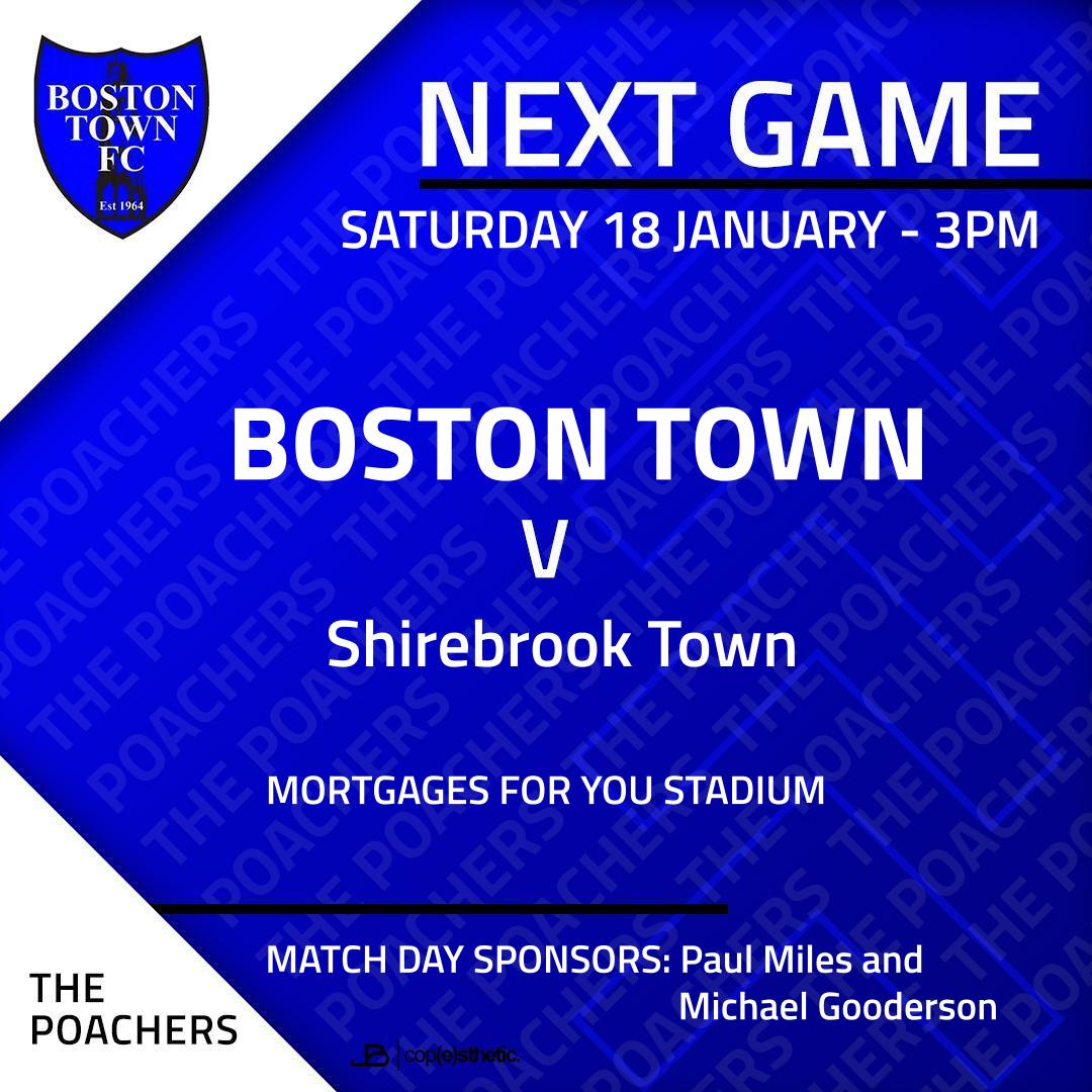 We're delighted that <a href="/PaulMiles72/">Paul Miles</a> and Michael Gooderson will be our match day sponsors at the weekend v <a href="/ShirebrookTwnFC/">Shirebrook Town FC</a> 
Come and support <a href="/ChrisFunnell90/">Chris Funnell</a>'s side as we play the first of FIVE home games on consecutive Saturdays