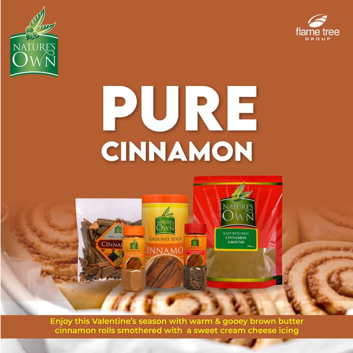 FlameTreeGroup's tweet image. "Add a Touch of Warmth with Nature's Own Cinnamon Spice! 🌟🍂 Perfect for sweet treats, savory dishes, and everything in between.

#CinnamonMagic #WarmAndSpicy #NaturesOwn #FlavorfulCreations #BakingInspiration #SpiceItUp #ComfortInEveryBite #FoodiesDelight"