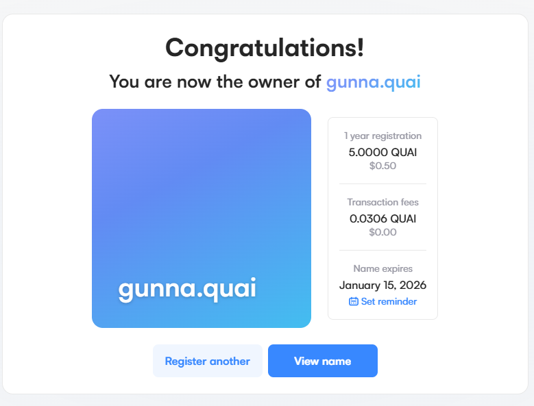 NumveeC's tweet photo. #QuaiGoldenAge  $QUAI
@visaruthansa 
@hattayakunnach1
@BanditWuttasuk

Wallet Address
0x007147721E53d9471D73CFE55c56B4e8D9BD4637

1️⃣QNS
https://t.co/2eFPJEiD0S

2️⃣ Swap on IcecreamSwap
https://t.co/gKmdDEiFlY https://t.co/BirT8E9dBK