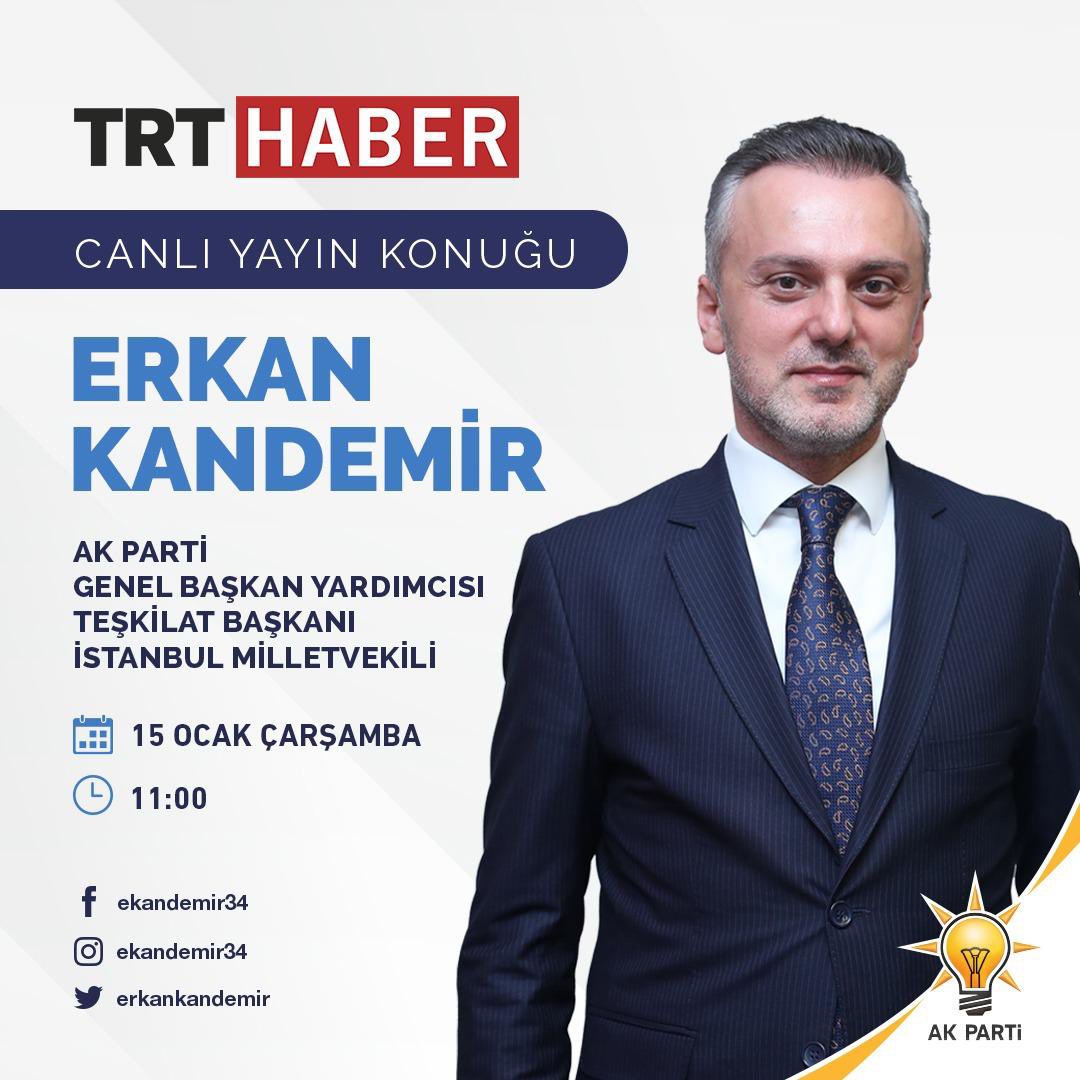 Bugün saat 11:00’de TRT Haber’deyiz.