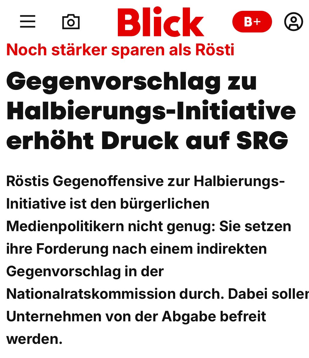 _ThomasForrer's tweet photo. In Zeiten zunehmender Desinformation ist es völlig falsch, beim unabhängigen staatlichen TV und Radio zu sparen. Der Versuch zur weiteren Schwächung der SRG erfolgt aus politischem Kalkül der Rechten. Hochwertige Medien mit regionalen Formaten sind ein Pfeiler unserer Demokratie. https://t.co/n07zLKljzH