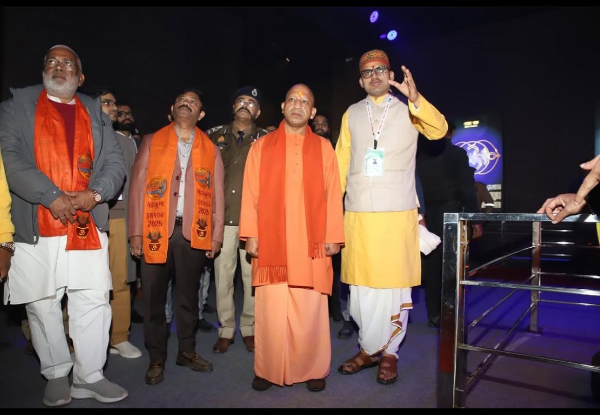 csuprayagraj's tweet photo. डिजिटल कुम्भ अनुभूति केन्द्र में गंगानाथ झा परिसर द्वारा प्रस्तुतीकरण https://t.co/PMsrjJJTJK