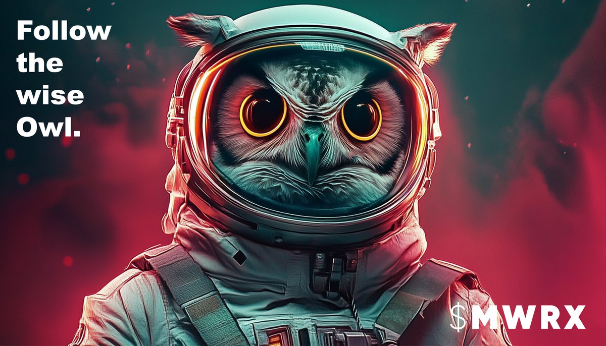mwrx_token's tweet photo. Follow the wise owl 🦉

$MWRX $SHIB $BONE 

#Metaworx #ShibArmy #Shibarium #Woofswap #Shibaswap #Crypto #Defi #Memecoin #Memes #Mwrx #Shib #Bone https://t.co/6cIQDInR41