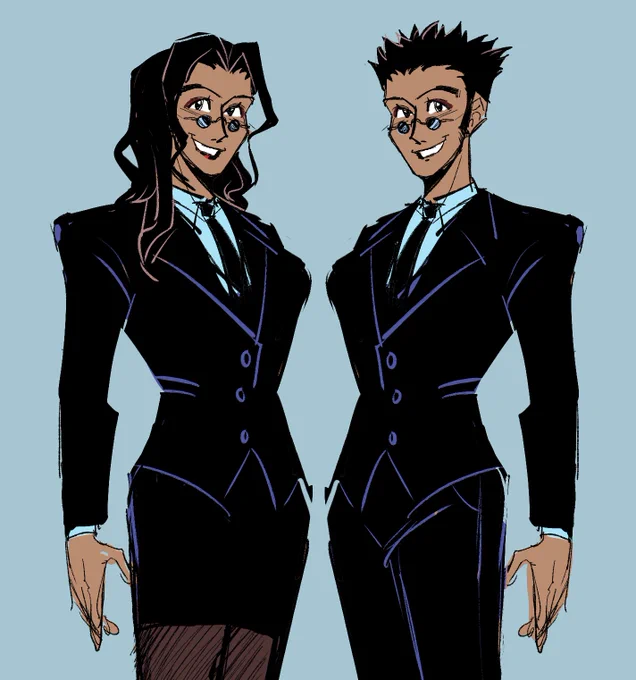 Fem leorio but I like both interpretations  