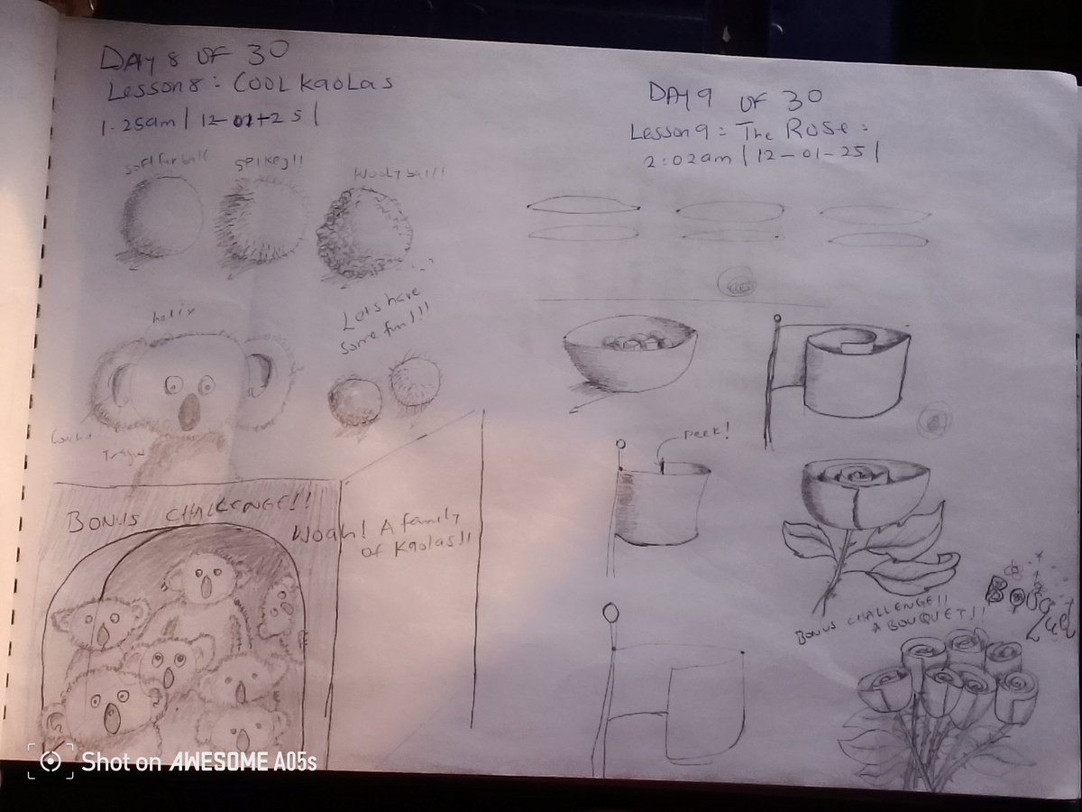 AdebimpeI62144's tweet photo. It's day 134 of my thirty days drawing challenge 🥲😅 
Here's my work from day 8 through 13 
I enjoyed doing all these because it brings out the creativity in me
#thirtydaysdrawingchallenge
#artist #youcandraw https://t.co/CJWzBg3Fhd