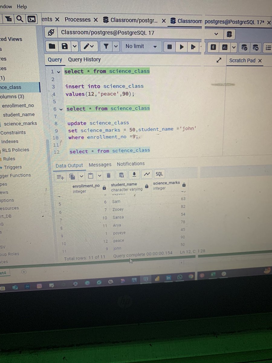27thdotaofMay's tweet image. Day2/10

I created new database, imported my CSv data and also learnt the Select, Insert and Update Statements.

#15daysofdatawithDAh #15daysofconsistencywithDAh #DataAnalytics #Sql #roadmaptoDA