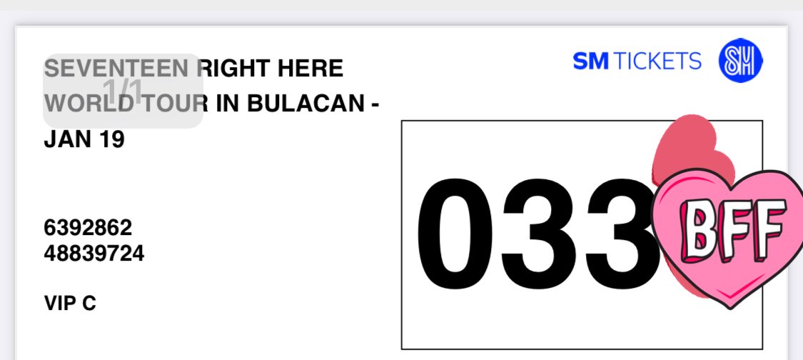 linenmu45's tweet photo. WTS !!!!
SVT BULACAN D2 VIPC 33*
DM🙏
#SEVENTEEN_RIGHT_HERE_IN_BULACAN 
#seventeen https://t.co/9VyZOW2GIA