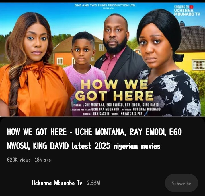 Msintrovert2069's tweet image. Don&apos;t hesitate to download this fabulous and outstanding movie by Uchenna Mbunabo TV on YouTube ❤️💯