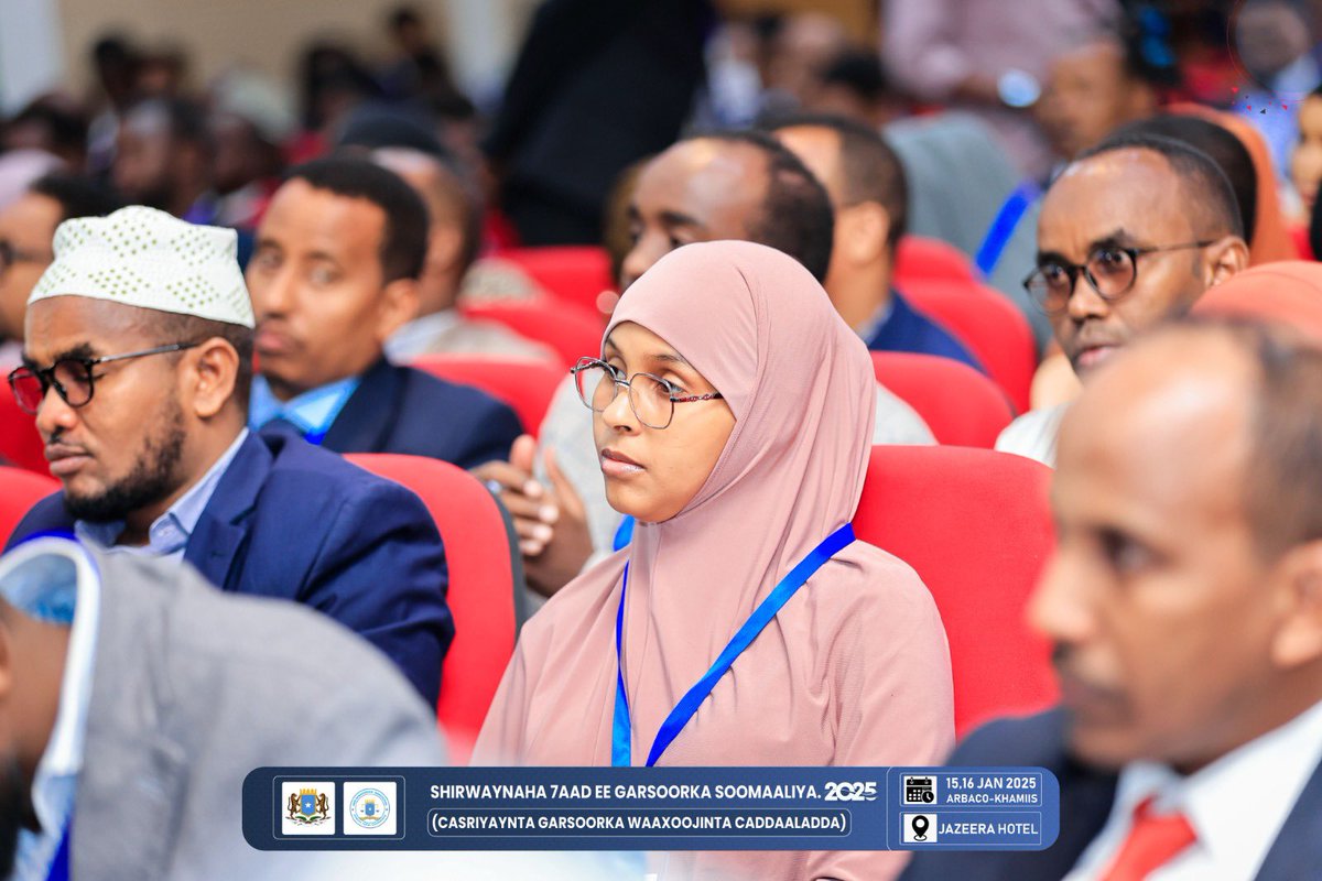 AJConference's tweet photo. "Welcome to the Somalia Judicial Annual Conference 2025, we focus on modernizing Somalia's judiciary with justice, transparency, and equal access for all, integrating technology with our traditions. โSaid Ali Mohamedโ Chairman Banandir Court of Appeal.
#ModernizingJudgment https://t.co/St3XqGGNs0