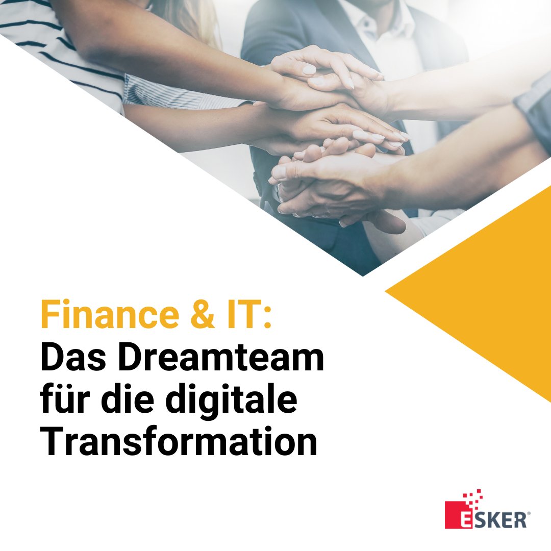 Finance und IT sind zwei zentrale Säulen für die digitale Transformation von grundlegenden Geschäftsprozessen. Führungskräfte aus beiden Bereichen sollten zusammenarbeiten, um den maximalen Erfolg sicherzustellen. esker.de/blog/kuenstlic…
#Finance #IT #DigitalTransformation #AI