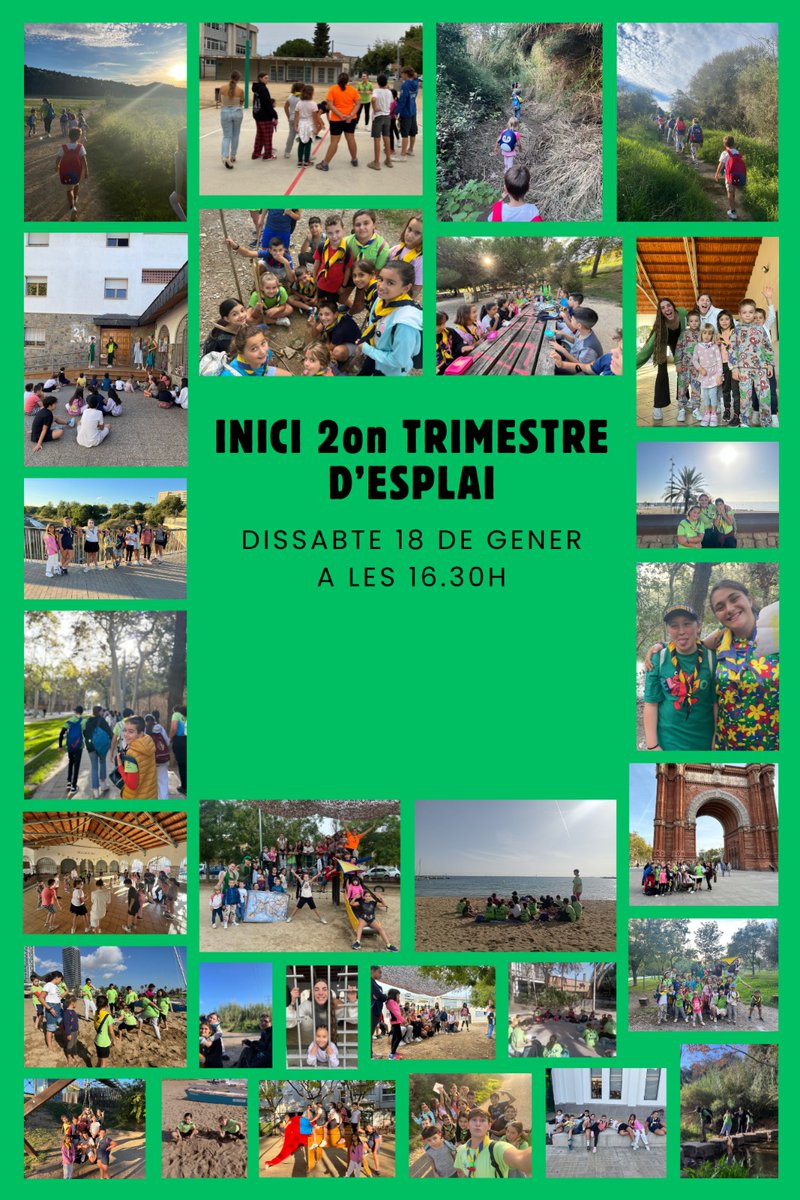 Esteu preparats pel que ve?
Aquest dissabte tornem amb més aventures amb els infants i joves a l'Esplai del Roser 🫢🥳🥳 !!