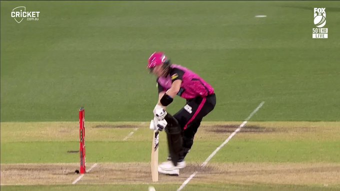 Great save, Smithy 😅 📹 Credits: Twitter/BBL