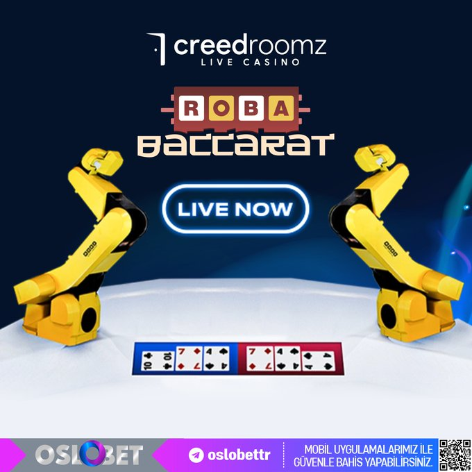 Oslobetcom's tweet photo. 🤖 Creedroomz Two Hand Roba  #Baccarat

👑Yatırım Şartsız Deneme Bonus Veren Bahis Siteleri

⚡️Kazanmak İçin Bekleme https://t.co/5sZFB43BaL https://t.co/VGIkiQRCnP