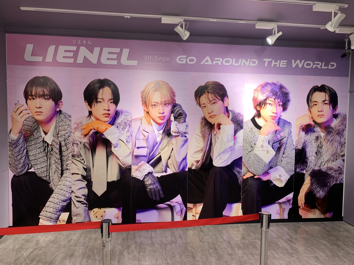 Lienel】@Lienel_official 5th Single 『Go Around The World』 大好評