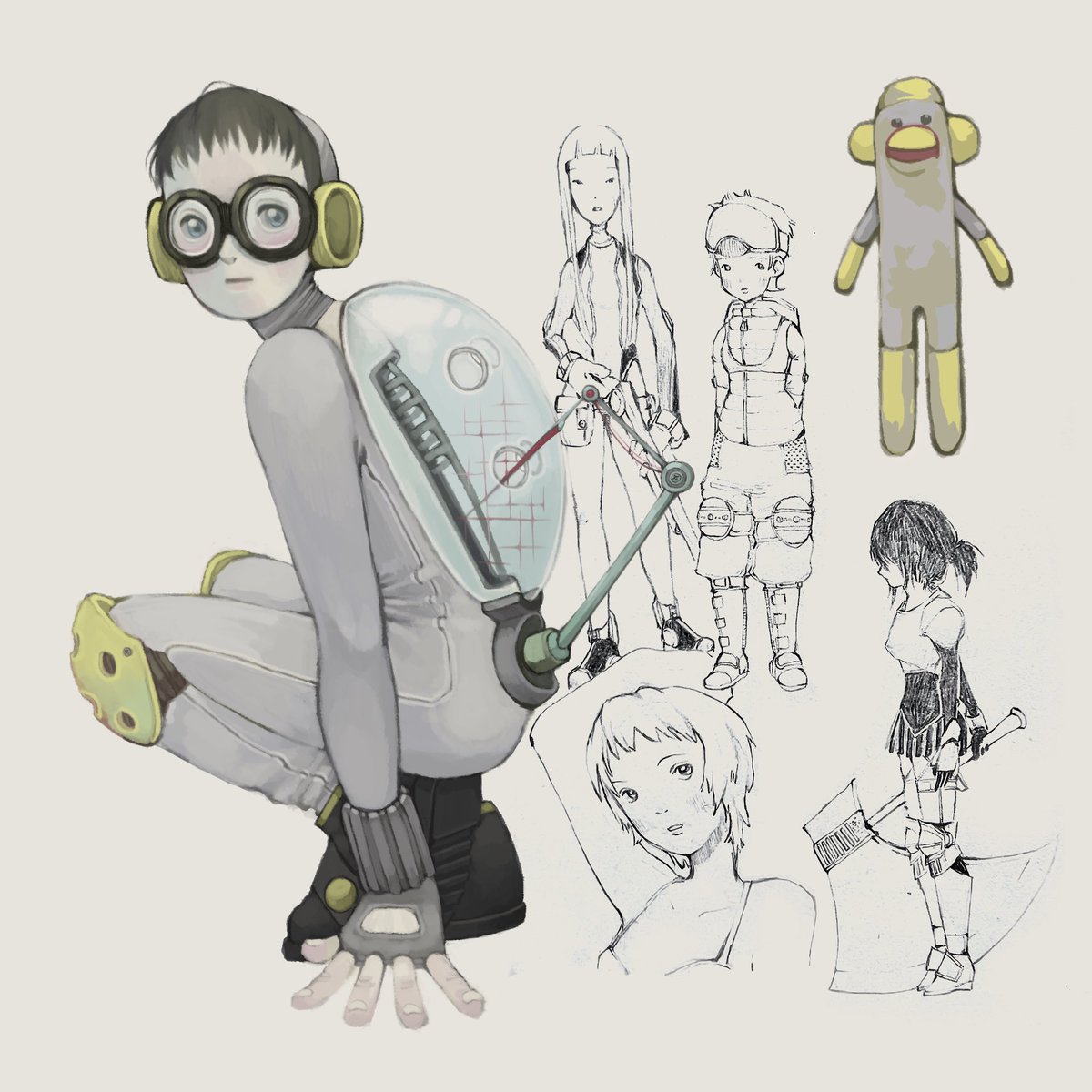 Monki sock

#art #digitalart