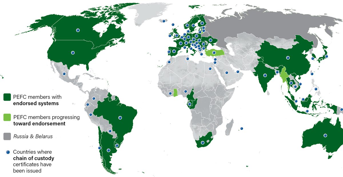 Did you know PEFC UK is part of the world’s largest forest certification system? 🌳 Over 298M hectares are PEFC-certified globally, ensuring responsible forest management. 
Choose PEFC products and look for the ‘green trees’ logo! 🌍

#SustainableForests #PEFC