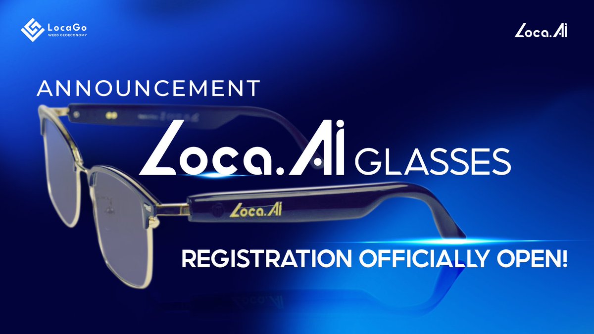 LocaGo_Official's tweet photo. 𝐀𝐍𝐍𝐎𝐔𝐍𝐂𝐄𝐌𝐄𝐍𝐓: 𝐎𝐅𝐅𝐈𝐂𝐈𝐀𝐋 𝐀𝐂𝐓𝐈𝐕𝐀𝐓𝐈𝐎𝐍 𝐎𝐅 𝐋𝐎𝐂𝐀𝐀𝐈 𝐆𝐋𝐀𝐒𝐒𝐄𝐒 𝐑𝐄𝐆𝐈𝐒𝐓𝐑𝐀𝐓𝐈𝐎𝐍
📷 LocaGo is excited to announce that the registration for purchasing LocaAI Glasses is now officially open!
📷 Registration Period:
- From 21:00 (UTC +8), January 15, 2025, to February 28, 2025, at website: https://t.co/vTa2MwFwzd.
- This is your exclusive chance to own LocaAI Glasses – a groundbreaking combination of advanced AI technology and modern design, marking the next big step in LocaGo ecosystem.
📷 Registration Details:
📷 Eligibility: Open to all accounts registered on https://t.co/vTa2MwFwzd who have used any products within the LocaGo ecosystem, including: LocaNFT, Mining Package, Pet Training Certificate, Staking LCG....
📷 Order Limit: 1 account = 1 unit.
📷 Deposit: 66 LCG/glass to secure the right to purchase LocaAI Glasses for 50 USD (a hybrid payment of 25 USD and 25 USD in LCG at the supported rate of $0.015/LCG or at market value if LCG exceeds the supported rate).
📷 Estimated Delivery Date: April 1, 2025.
📷 Note:
- After placing your order, we will contact you to complete the payment process. The deposit will be deducted from the total order value. The price excludes shipping fees, which must be paid upon receipt of the glasses.
📷 Limited Quantity:
- Only 1,000 glasses will be available.
📷 Register now at https://t.co/vTa2MwFwzd to secure your chance!
📷 Act fast! Quantities are limited – don’t miss this opportunity to experience this groundbreaking product.
Best regards,
LocaGo Team