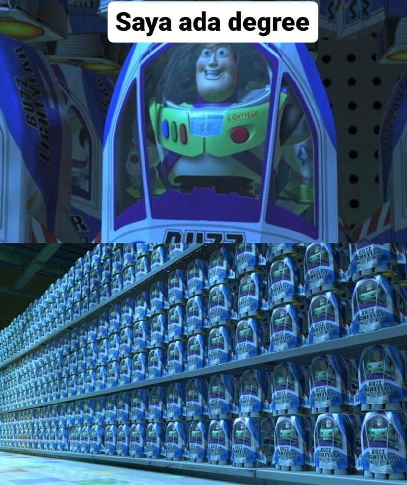 "saya ada degree"

.