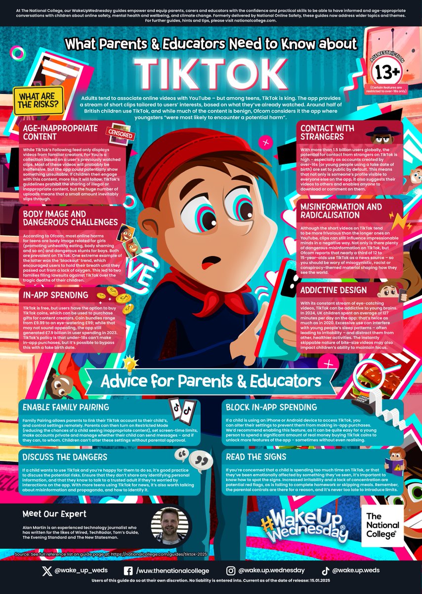 OATChadwick's tweet photo. What parents &amp; educators need to know about Tiktok https://t.co/2HRgkEylQx