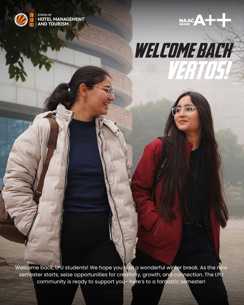LPUHotelMgt's tweet photo. A new journey begins! 📷 We’re thrilled to welcome all the amazing Vertos to LPU. This is the start of something extraordinary — a place where dreams take flight and futures are crafted! 📷
#WelcomeVertos #LPUBeginnings #FutureLeaders #LPULife #LPUAdmissions2025 #Vertos2025 https://t.co/CtMMBhMb8g