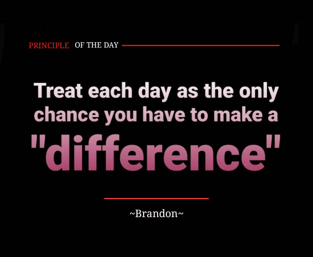 This is the only way of improving the standard of doing something Better.