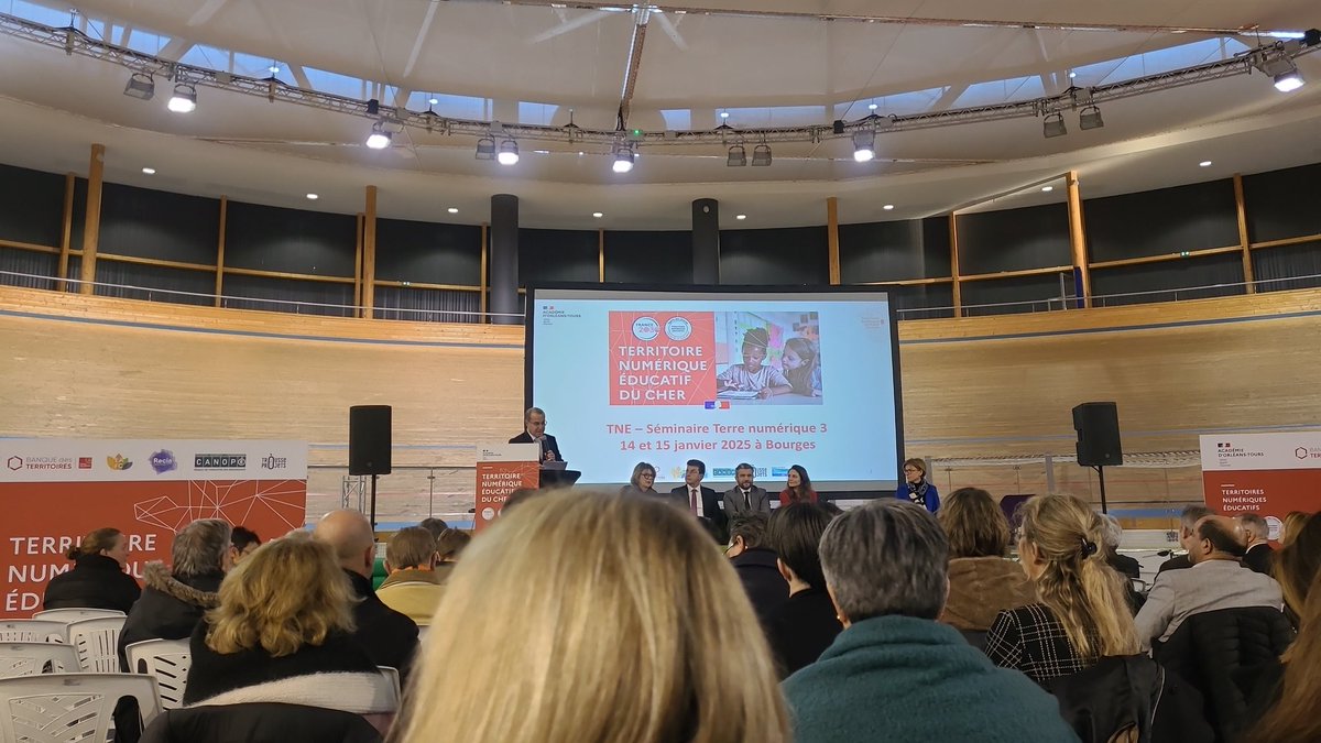 Ouverture du séminaire #TNE de l'<a href="/ac_orleanstours/">Académie d'Orléans-Tours</a> avec <a href="/Drane_ot/">DRANE Orléans-Tours</a> au <a href="/CREPSduCentre/">CREPS CentreValLoire</a> à Bourges. 
Au programme #IA, développement du numérique pour les élèves.