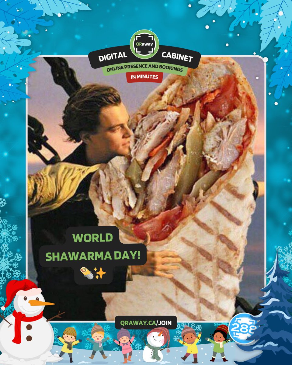 qrawayonline's tweet photo. Today’s the day to celebrate this rolled-up masterpiece of deliciousness. Juicy, flavorful, and impossible to resist! 😋🔥
You already know how to celebrate — grab your favorite shawarma and let the feast begin.
#shawarmaday #wrapitup #today #foodlovers #celebratetaste
. https://t.co/7NfH06CMMB