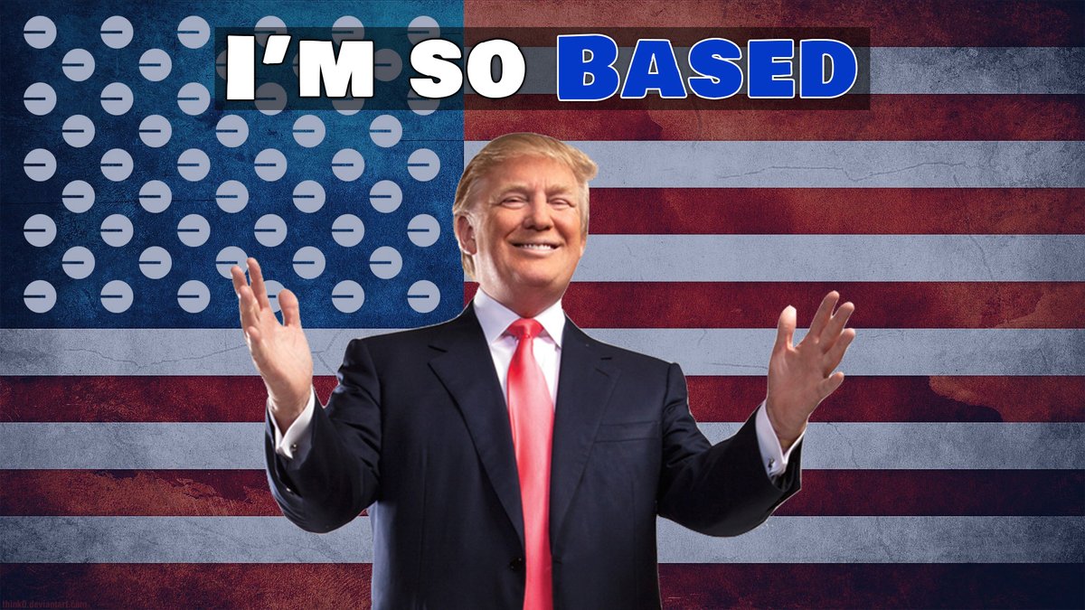 MABAonBase's tweet image. Folks, let me tell you, I'm feeling so BASED today, it's UNBELIEVABLE. Nobody, NOBODY, is more BASED than me, and we're going to take that BASED energy all the way to the White House. We're going to Make America BASED Again, and it's going to be YUGE, just YUGE. #MABA