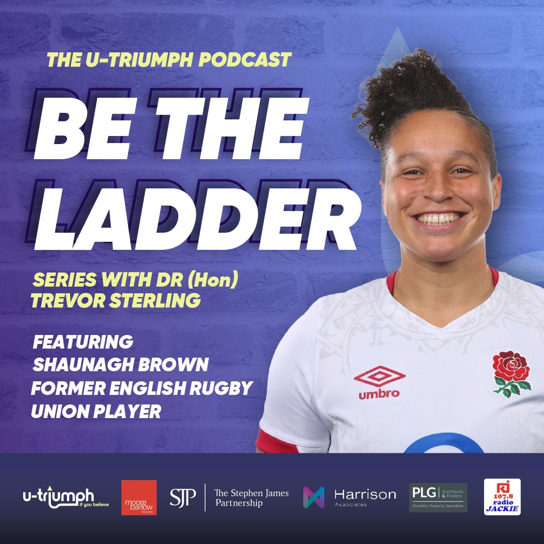 trevorsterl's tweet photo. In this U-Triumph Podcast I had the pleasure of speaking with the incredible Shaunagh Brown- started rugby at 25 and going on to play professional rugby for Harlequins and England, winning grand slams and making it to the World Cup final! 

https://t.co/mAFlijWW3s https://t.co/yBo3MD6qXe