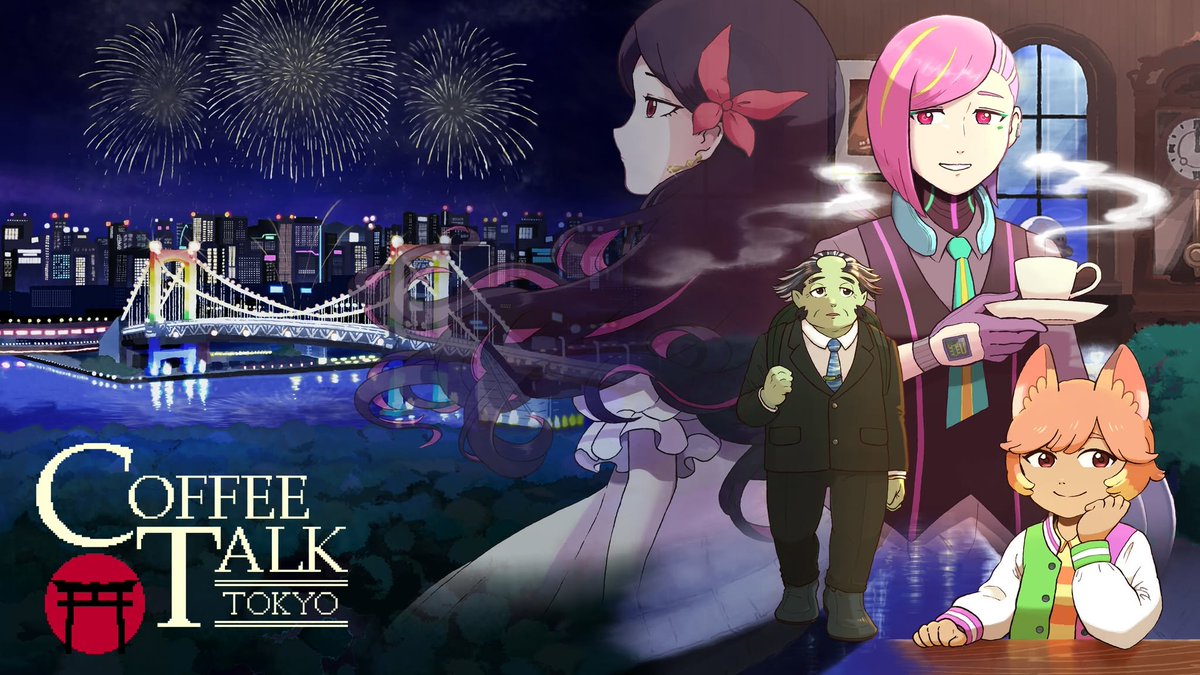 coffeetalk_game's tweet photo. ☕ Brewing soon: Coffee Talk Tokyo, ready to pour in 2025!

Experience the cozy charm in an all-new café in Tokyo, a spin-off by our partner @ChorusWorldwide, featuring new casts and more late-night tales.

Wishlist now🔻
https://t.co/sMfoKUmrjQ

 #コーヒートーク #커피토크 https://t.co/YJkpypC80q