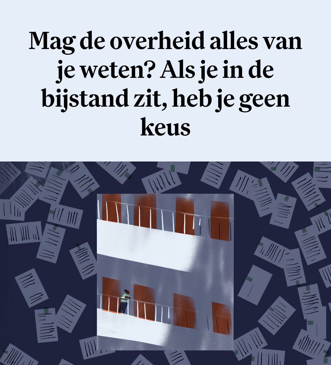Bij Maritsha is het koud in huis. In ruil voor warmtetoeslag wil de gemeente álles van haar weten. Over haar urineverlies, haar hiv-status, haar psychische klachten. Hebben mensen in de bijstand geen recht op privacy? Lees verder: corr.es/cc6348