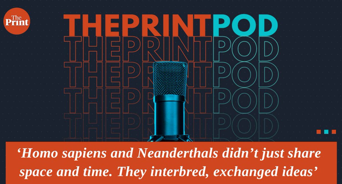 ThePrintIndia (@theprintindia) on Twitter photo In #ThePrintPod today, listen to Disha Ahluwalia <a href="/ahluwaliadisha/">Disha Ahluwalia</a>'s column: 'Homo sapiens and Neanderthals didn’t just share space and time. They interbred, exchanged ideas'
Podbean: tinyurl.com/bdhbyyyh
Spotify: tinyurl.com/mr3hfus9 In #ThePrintPod today, listen to Disha Ahluwalia <a href="/ahluwaliadisha/">Disha Ahluwalia</a>'s column: 'Homo sapiens and Neanderthals didn’t just share space and time. They interbred, exchanged ideas'
Podbean: tinyurl.com/bdhbyyyh
Spotify: tinyurl.com/mr3hfus9