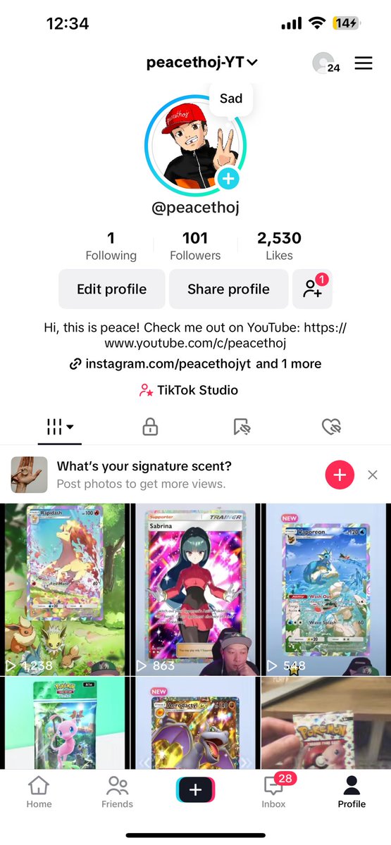 Goodbye TikTok. Honestly, I thought I was doing pretty well. Just not consistent.
