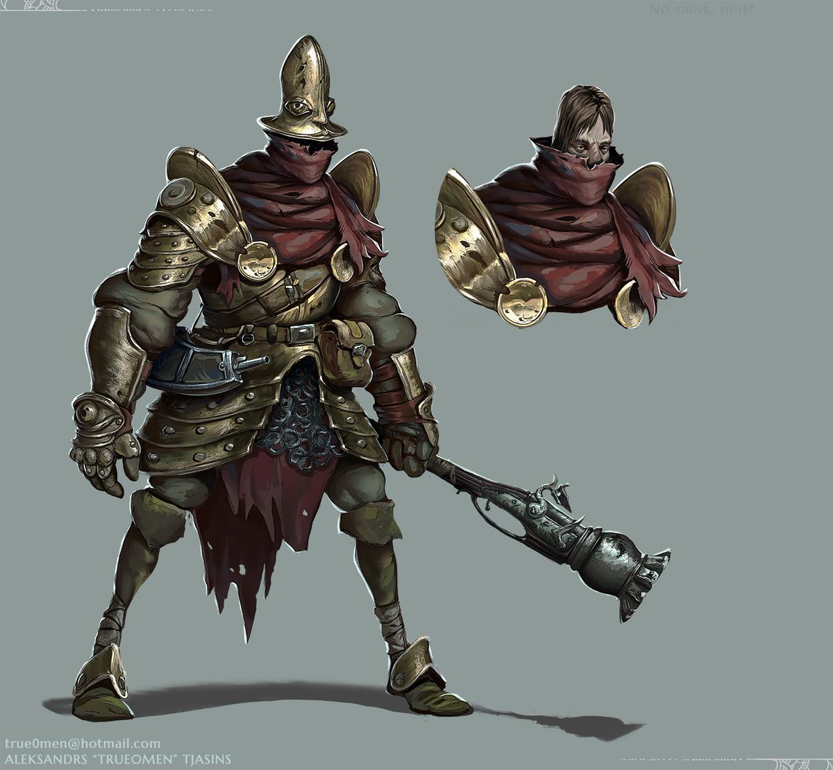 True0men's tweet image. Hi #PortfolioDay! I'm Aleks, and I love designing creatures, characters, weapons, props, and behavior!