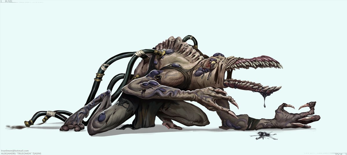 True0men's tweet image. Hi #PortfolioDay! I'm Aleks, and I love designing creatures, characters, weapons, props, and behavior!