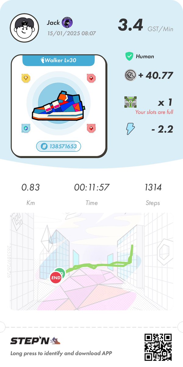 JackKwok18's tweet photo. @Stepnofficial Just do it 🏃🏻‍♂️ https://t.co/gB9VINgUPB