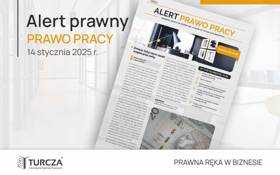 TurczaPrawo's tweet photo. Przedstawiamy pierwsze wydanie tematycznego newslettera prawnego poświęconego w całości prawu pracy i kwestiach z nim związanych.

Newsletter dostępny jest tutaj 📌 https://t.co/KegSBgrF88

Serdecznie zapraszamy do lektury!

#prawopracy #prawo #kancelaria #TURCZA #newsletter https://t.co/50KcbqR7Ll