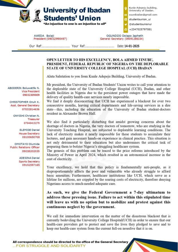 abh_parrot's tweet photo. OPEN LETTER TO FEDERAL GOVERNMENT OF NIGERIA

cc: @NGRPresident @officialABAT @NigEducation @Fmohnigeria @federal_power @NigeriaGov @UNICEF_Nigeria @AjuriNgelale @HMMohammedIdris @FMINONigeria https://t.co/cGLkm3AZUR