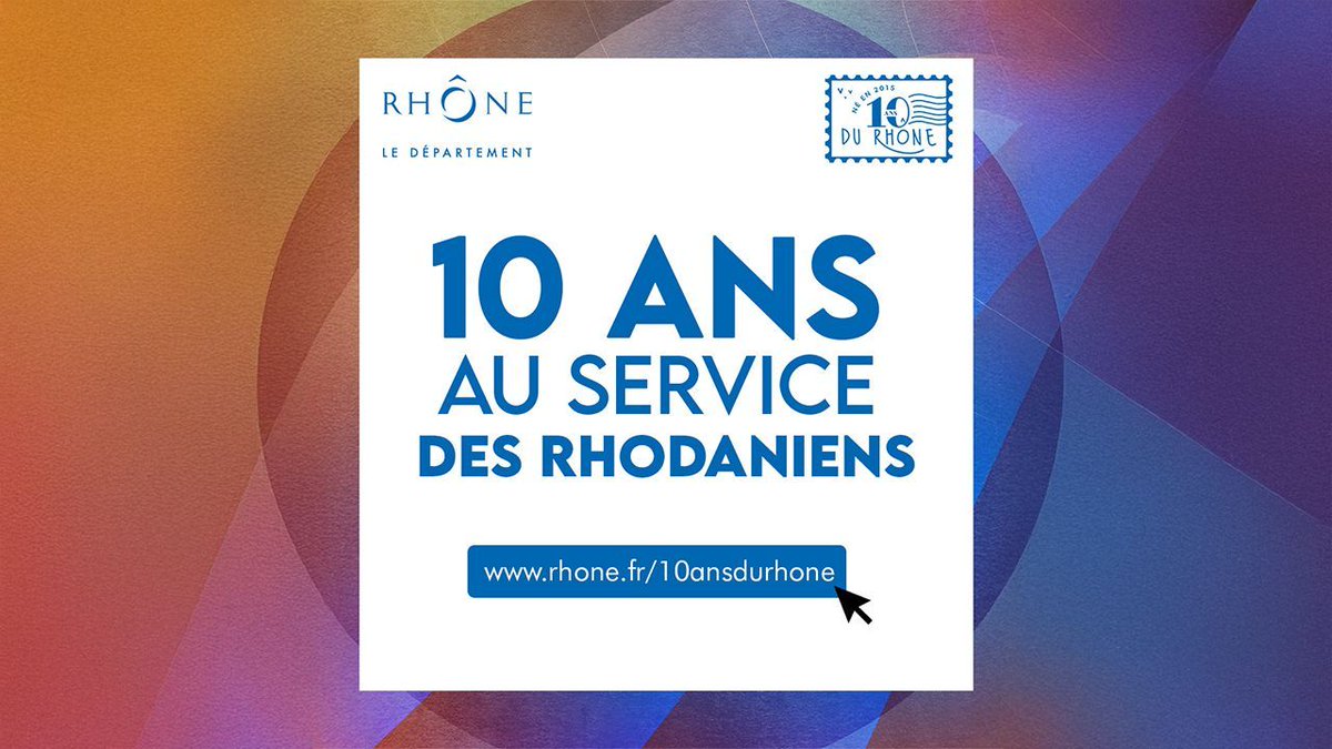 🎂 Le Département du Rhône fête 10 ans d'engagements, de réussites et de projets pour un cadre de vie meilleur 🌿✨

 Ensemble, bâtissons l'avenir de notre territoire ! 

🌍 🎥 Découvrez la rétrospective ➡️buff.ly/3DTl8Vg