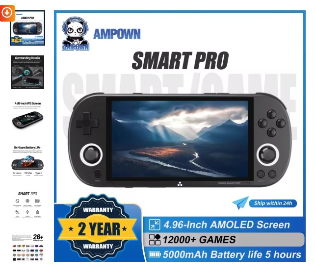 tech_deals_soma's tweet photo. Trimui Smart Pro Console
🎮 Screen: 4.96'' IPS for vibrant visuals
🕹️ System: Linux-based emulator for retro gaming
#TrimuiSmartPro #PortableConsole #RetroGaming
#AliExpressSale #LandingPage
Get it here - https://t.co/W7OMKj1vJ0 https://t.co/VPD1ZPckkN